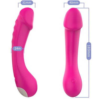 ARMONY - DILDO VIBRATORE G-SPOT IN SILICONE FUCSIA