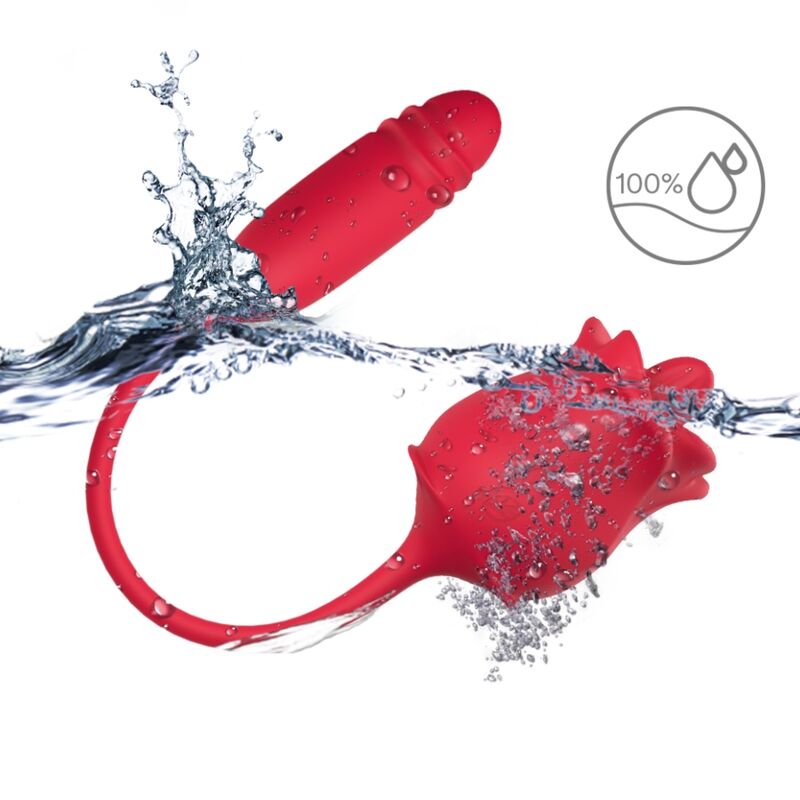 ARMONY - STIMOLATORE E VIBRATORE ROSA COLA ROSSO