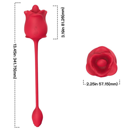 ARMONY - STIMOLATORE E VIBRATORE ROSA COLA ROSSO