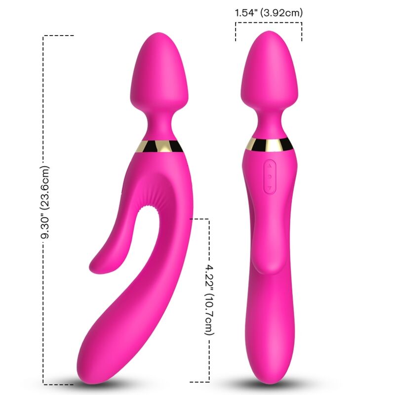 ARMONY - MASSAGGIATORE E VIBRATORE RABBIT FUCSIA