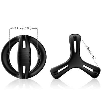 ARMONY - SEX TOY X-RING MULTIPOSIZIONE NERO