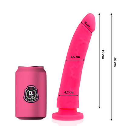 DELTA CLUB - TOYS DILDO MEDICO ROSA IN SILICONE 20 CM -O- 4 CM