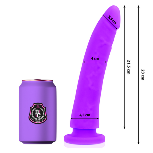 DELTA CLUB - TOYS DILDO MEDICO LILLA IN SILICONE 23 CM -O- 4.5 CM