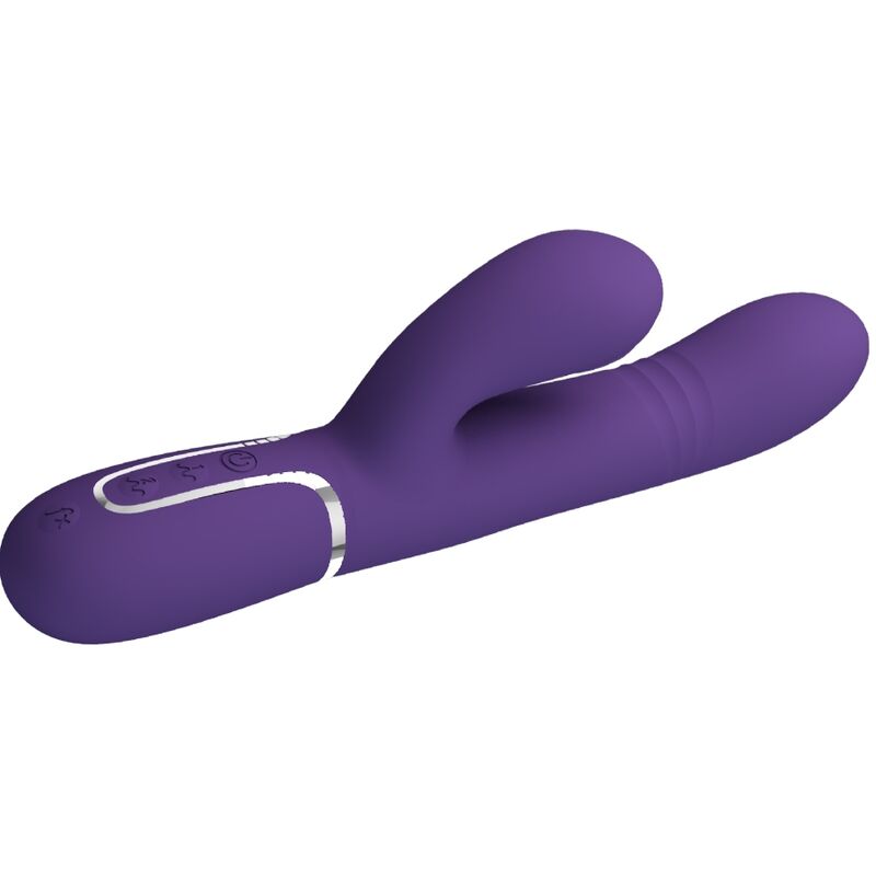 PRETTY LOVE - VIBRATORE MULTIFUNZIONE G-SPOT VIOLA