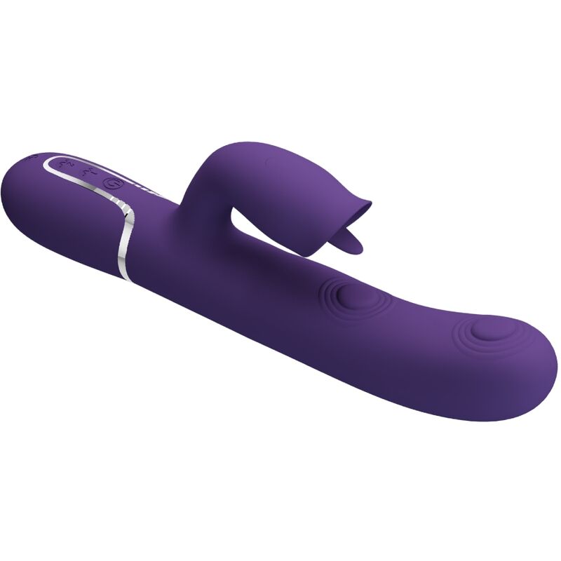 PRETTY LOVE - VIBRATORE CONIGLIO CON VIOLA DA LECCARE