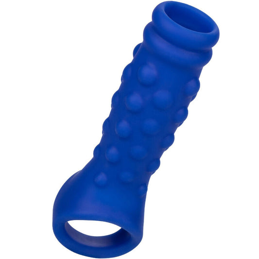 CALEXOTICS - ACESSORIO ADMIRAL COPERTURA PER PENE CON PERLINE IN SILICONE MORBIDO BLU