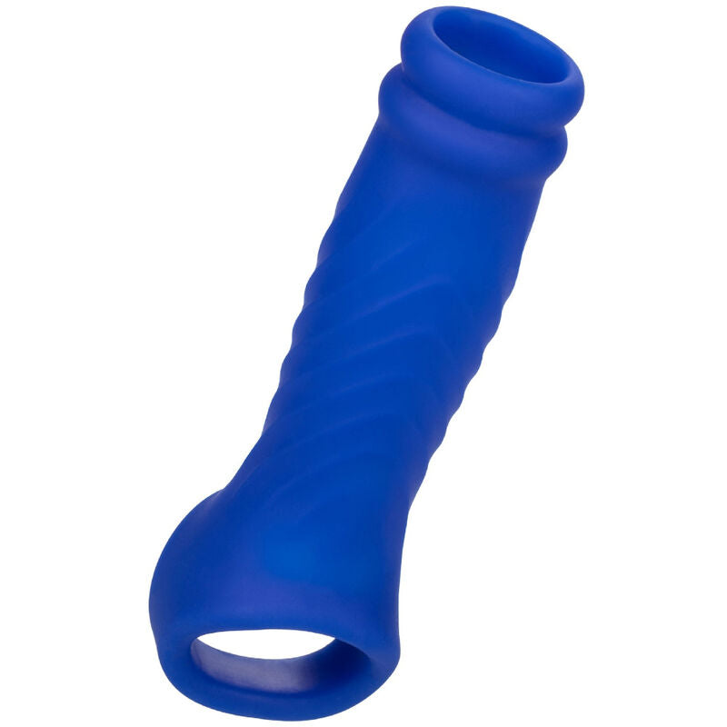 CALEXOTICS - ACESSORI SEX TOY ADMIRAL COPERTURA PER PENE WAVE IN SILICONE  BLU