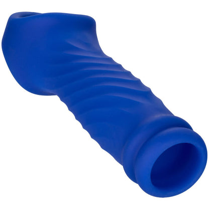 CALEXOTICS - ACESSORI SEX TOY ADMIRAL COPERTURA PER PENE WAVE IN SILICONE  BLU