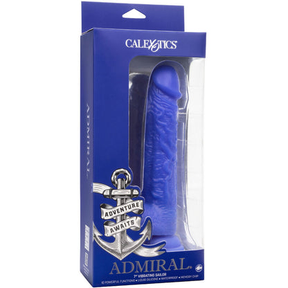 CALEXOTICS - ADMIRAL VIBRATORE DILDO REALISTICO SAILOR BLU