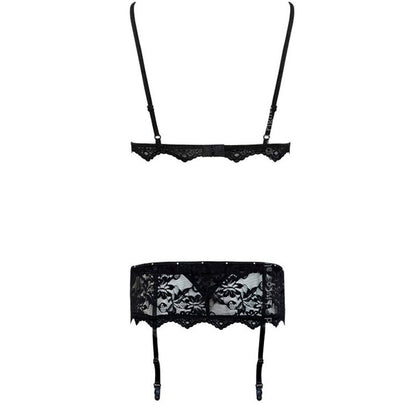 LIVCO CORSETTI FASHION - BELITA LC 90231 REGGISENO + SLIP + REGGISENO NERO S/M