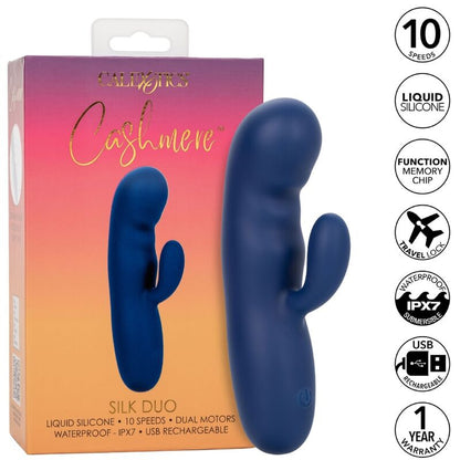 CALEXOTICS -MASSAGGIATORE  CASHMERE SETA DUO BLU