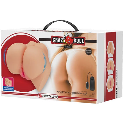 CRAZY BULL - VIBRATORE REALISTICO PER VAGINA E ANO EMILIA