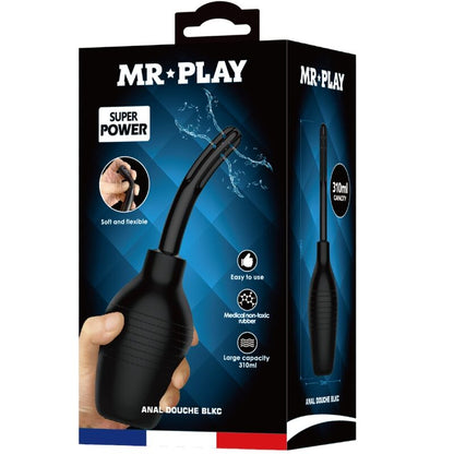 MR PLAY - PLUG ACESSORIO DOCCIA ANALE BLKC SUPER POWER NERO