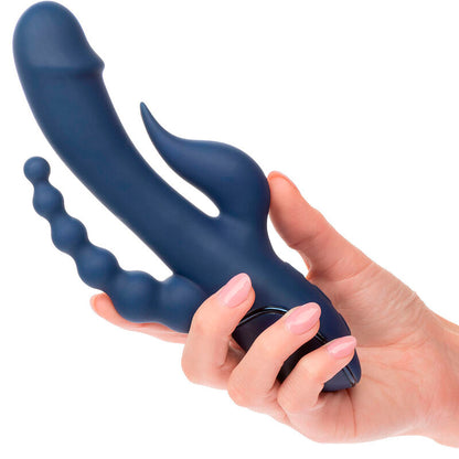 CALEXOTICS - VIBRATORE TRIPLO ORGASMO BLU