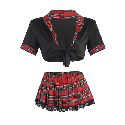 SUBBLIME - COSTUME SEXY SCUOLA CON TOP S/M