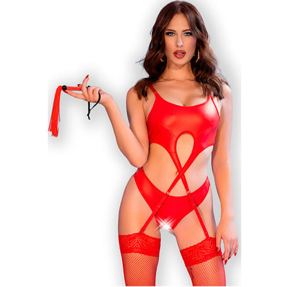 CHILIROSE - BODY CR 4625 SET QUATTRO PEZZI SENZA CAVALLETTO ROSSO S