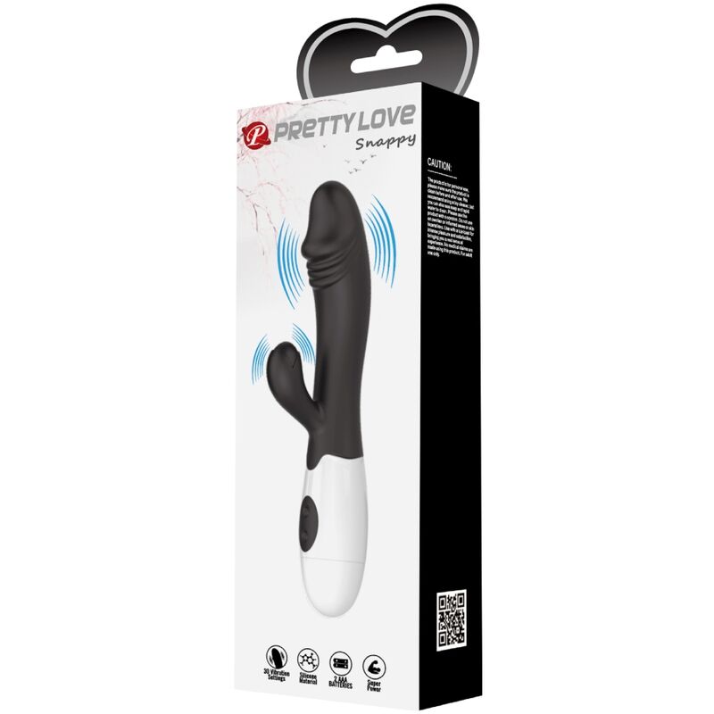 PRETTY LOVE - VIBRATORE SNAPPY G-SPOT NERO