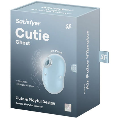 SATISFYER - CUTIE GHOST VIBRATORE LAY-ON AZZURRO