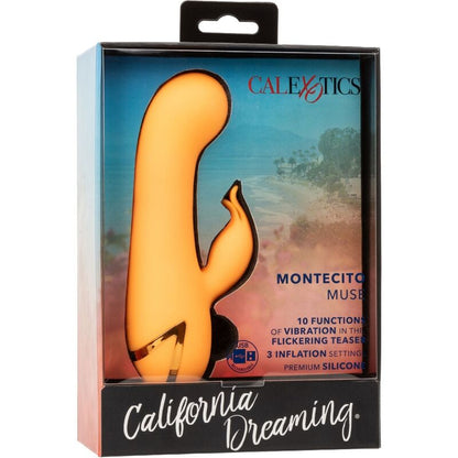 CALEXOTICS - MONTECITO MUSE VIBRATORE RABBIT ORANGE BY CALIFORNIA DREAMING