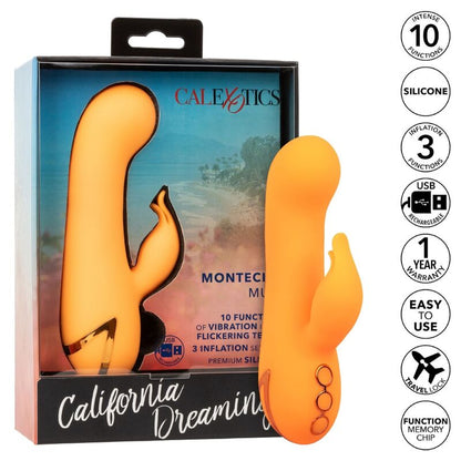 CALEXOTICS - MONTECITO MUSE VIBRATORE RABBIT ORANGE BY CALIFORNIA DREAMING