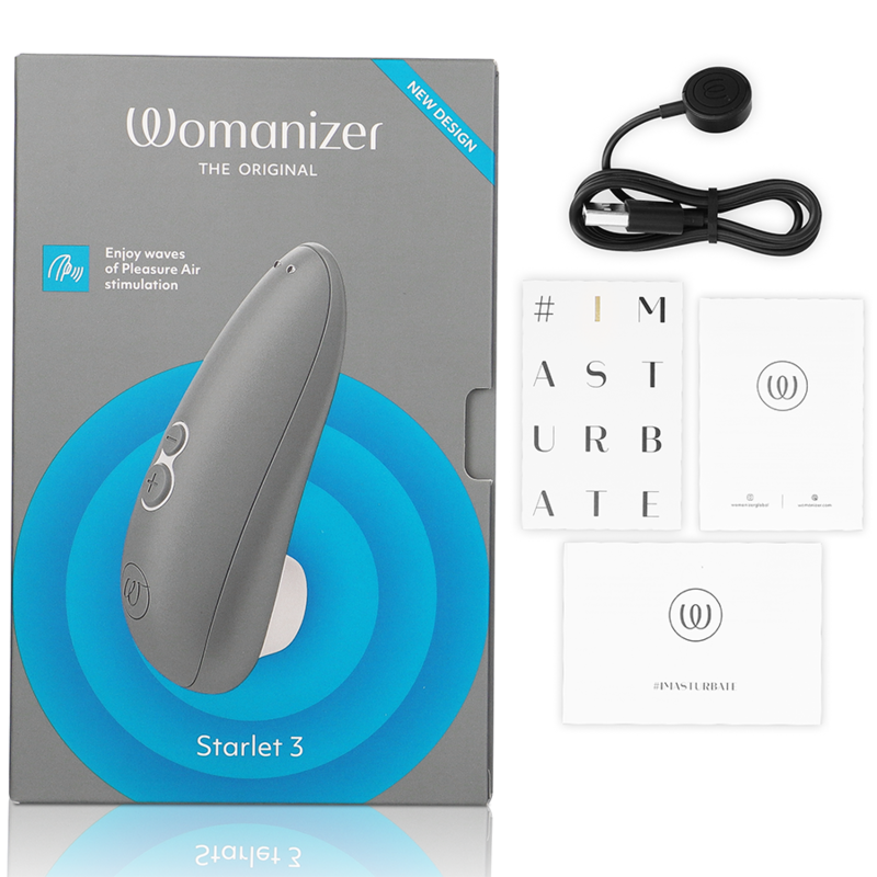 WOMANIZER - STIMOLATORE CLITORALE STARLET 3 GRIGIO