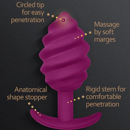 G-VIBE - SEX TOY GPLUG TWIST 2 PLUG ANALE VIOLA