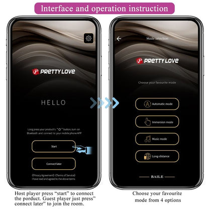 PRETTY LOVE - HECTOR VIBRATORE ELETTROSHOCK APP GRATUITA VIOLA