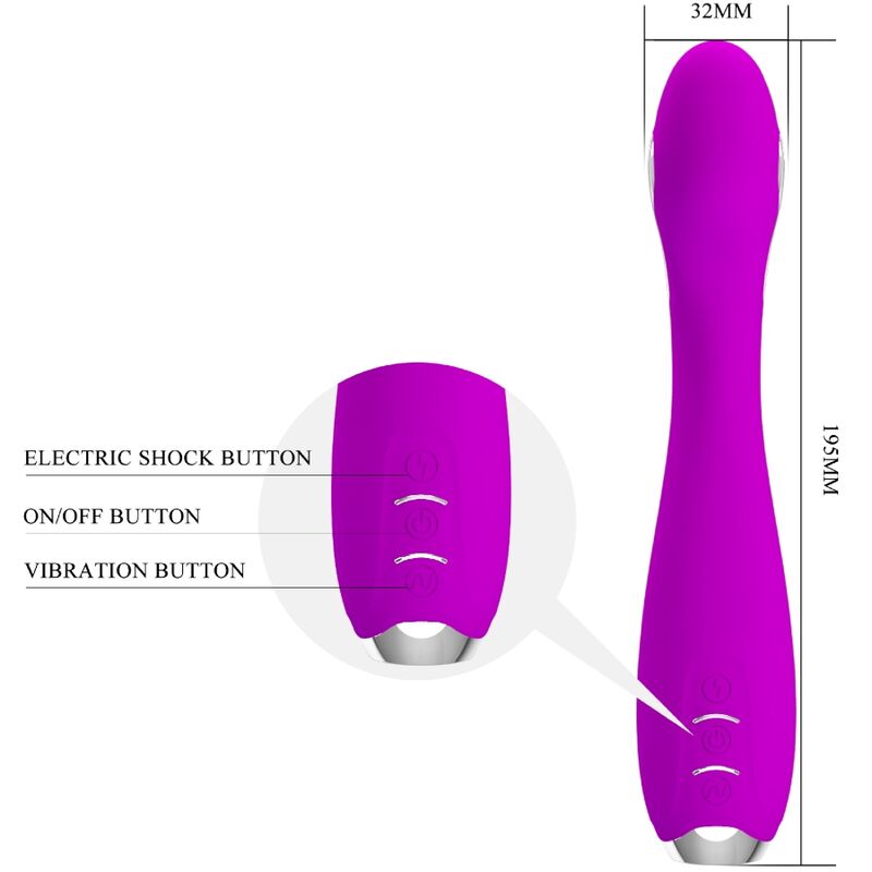 PRETTY LOVE - HECTOR VIBRATORE ELETTROSHOCK APP GRATUITA VIOLA