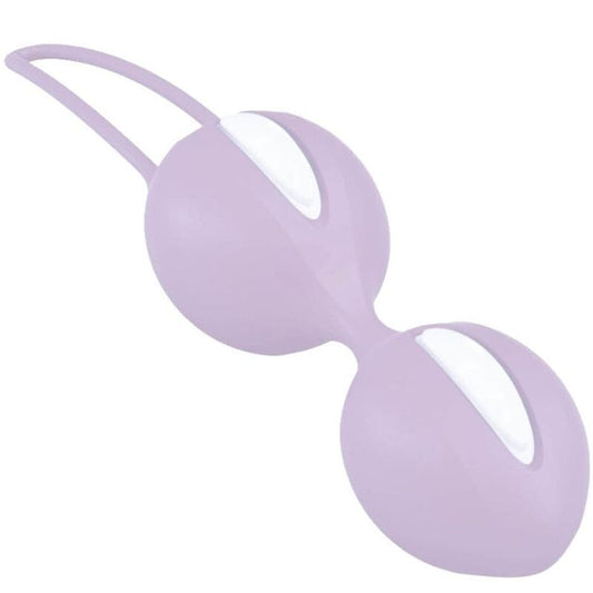 FUN FACTORY - STIMOLATORE  SMARTBALLS DUO PALLE PELVICHE BIANCO / VIOLA PASTELLO