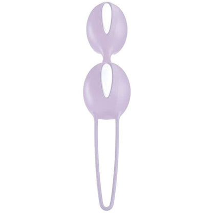 FUN FACTORY - STIMOLATORE  SMARTBALLS DUO PALLE PELVICHE BIANCO / VIOLA PASTELLO