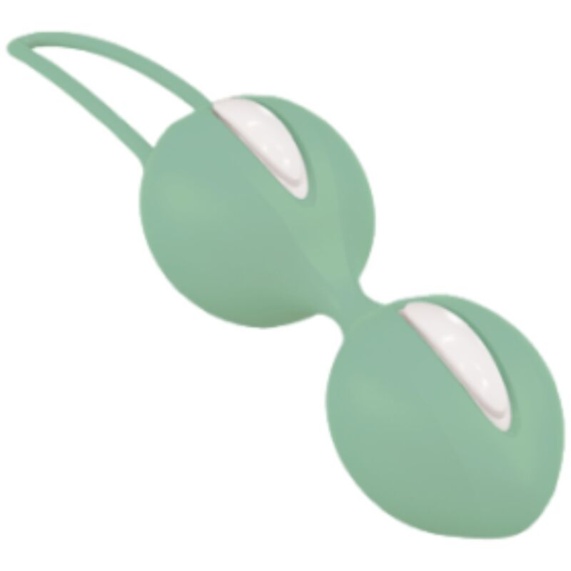 FUN FACTORY - STIMOLATORE PALLE PELVICHE SMARTBALLS DUO BIANCO / PISTACCHIO