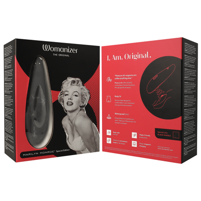 WOMANIZER - MARILYN MONROE CLASSIC 2 STIMOLATORE DEL CLITORIDE MARMO NERO