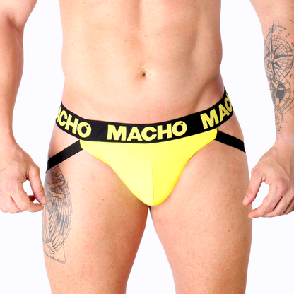 MACHO - SLIP UOMO MX25A JOCK LYCRA GIALLO S