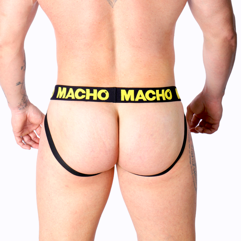 MACHO - SLIP UOMO MX25A JOCK LYCRA GIALLO S