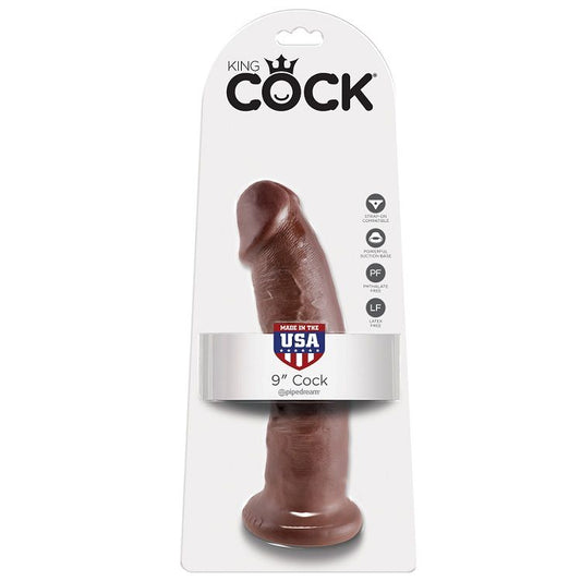 KING COCK - 9 DILDO MARRONE 22.9 CM