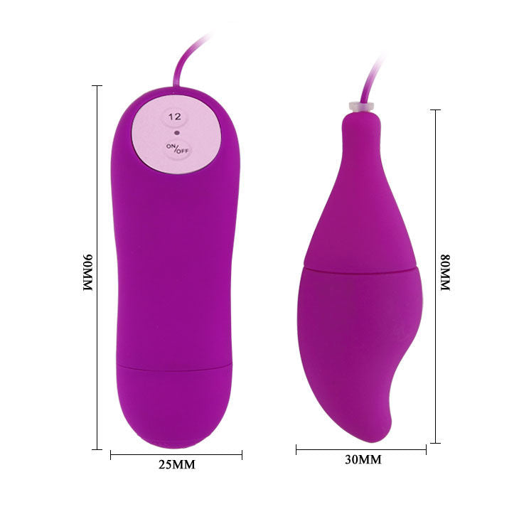 BAILE -VIBRATORE  PLEASURE SHELL12 VIOLA SALVA NUOVO