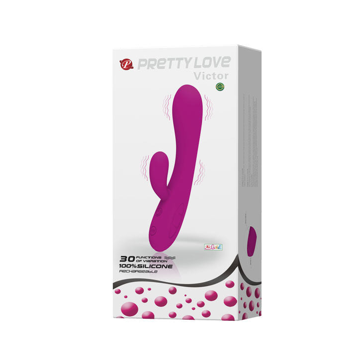 PRETTY LOVE - SMART VIBRATORE VICTOR CON STIMOLATORE CLITORIDE