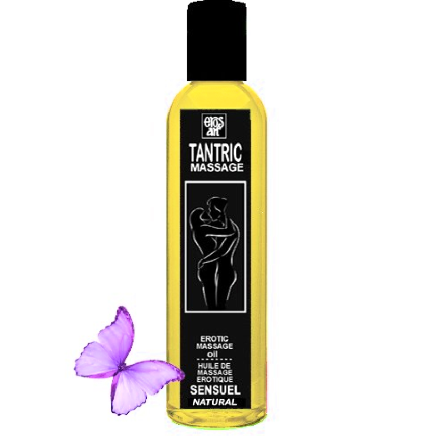 EROS-ART - OLIO DA MASSAGGIO TANTRICO NATURALE E AFRODISIACO NEUTRO 200 ML