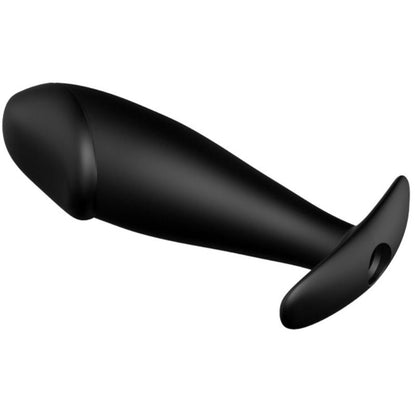 PRETTY LOVE - PLUG ANALE IN SILICONE FORMA DEL PENE E 12 MODALIT DI VIBRAZIONE NERO