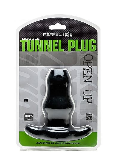 PERFECT FIT BRAND - DOPPIO TUNNEL PLUG MEDIO NERO