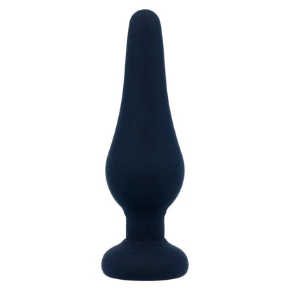 INTENSE - PLUG ANALE PIPO S SILICONE NERO 9,8 CM