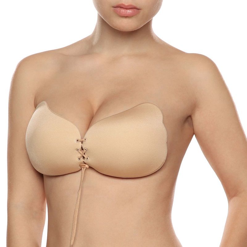 BYE-BRA - REGGISENO LACE-IT VALORIZZAZIONE PUSH-UP BEIGE COPPA A