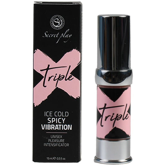 SECRETPLAY - TRIPLE X UNISEX CREMA VEGAN  GEL PLEASURE INTENSIFICATOR