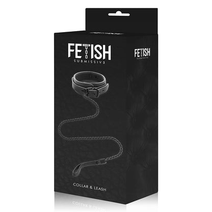 FETISH SUBMISSIVE - COLLANA A CATENA CON FODERA IN NOPRENE