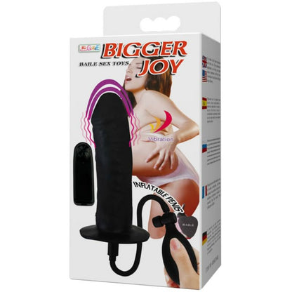 BAILE - PENE GONFIABILE BIGGER JOY CON VIBRAZIONE 16 CM