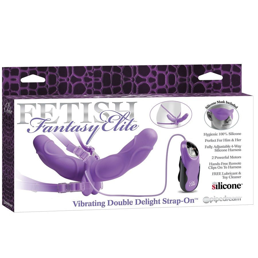 FETISH FANTASY ELITE - VIBRANTE DOPPIO DELIZIO CINTURINO VIOLA