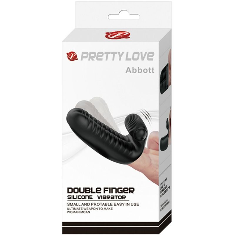 PRETTY LOVE - ABBOTT DITALE STIMOLATORE NERO