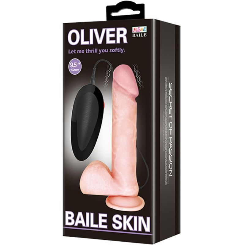 BAILE - DILDO OLIVER DILDO REALISTICO CON VIBRAZIONE