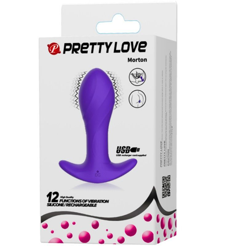 PRETTY LOVE - VIBRATORE ANALE LILLA