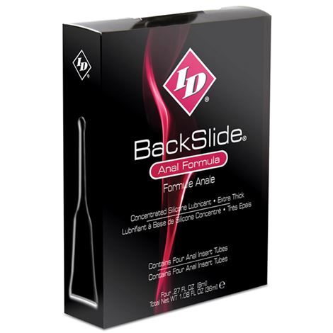 ID BACKSLIDE - LUBRIFICANTE INSERTO ANALE 4 TUBI 8ML